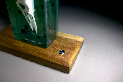 Crow on Emerald Swirl